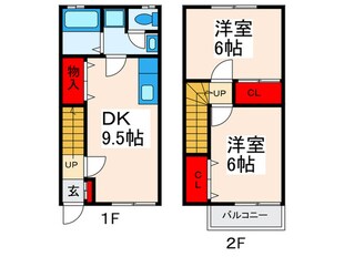 プランド－ル篠崎の物件間取画像